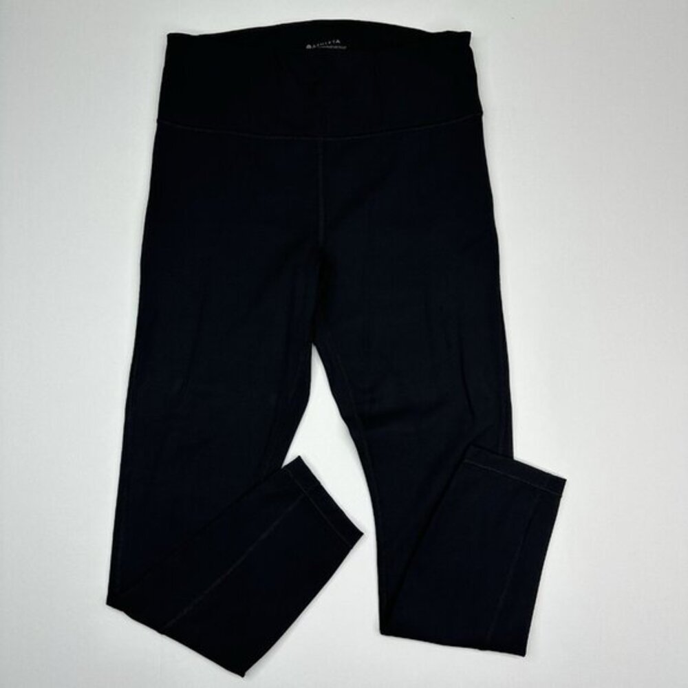 Athleta Ultimate Stash Pocket 7/8 Tight Womens Small Black High Rise Leggings - Picture 1 of 11